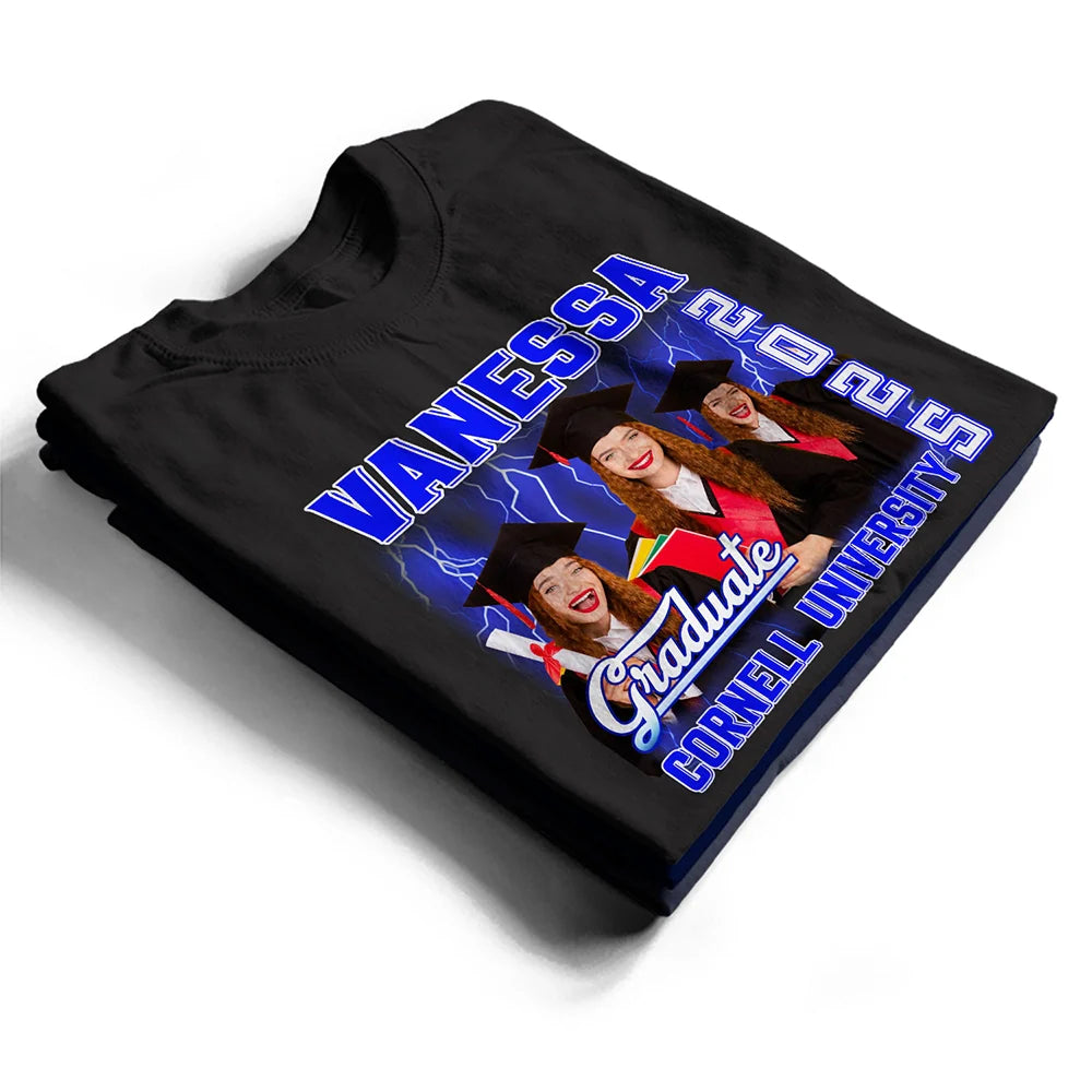 Graduation,Gift For Yourself,Gift For Women,Gift For Men - Custom Photo Graduation Congratulations - Personalized T Shirt
