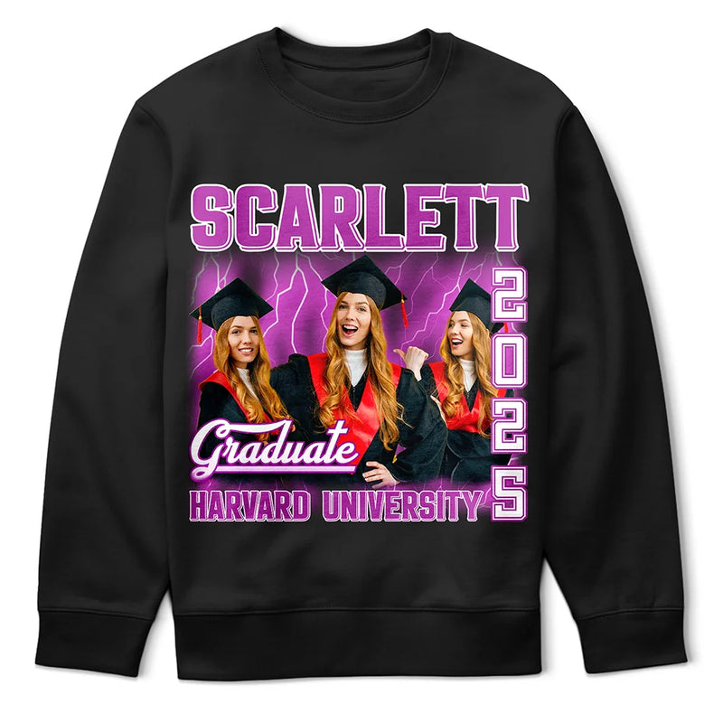 Graduation,Gift For Yourself,Gift For Women,Gift For Men - Custom Photo Graduation Congratulations - Personalized T Shirt
