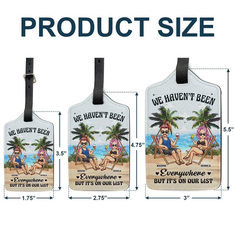 Travel,Gift For Husband,Gift For Wife,Gift For Boyfriend,Gift For Girlfriend,Gift For Couples - Travel Partners For Life - Personalized Luggage Tag