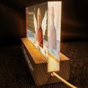Custom Photo,Memorial,Family,Sad - Custom Photo The Moment Your Heart Stopped - Personalized Rectangle LED Light