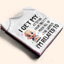 New baby,New Mom,Funny,New Dad,Parents,Gift For Mother - I Get My Attitude - Personalized Baby Onesie