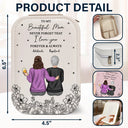 Gift For Mother,,Mom,Children - Never Forget That I Love You - Personalized Makeup Box With LED Mirror
