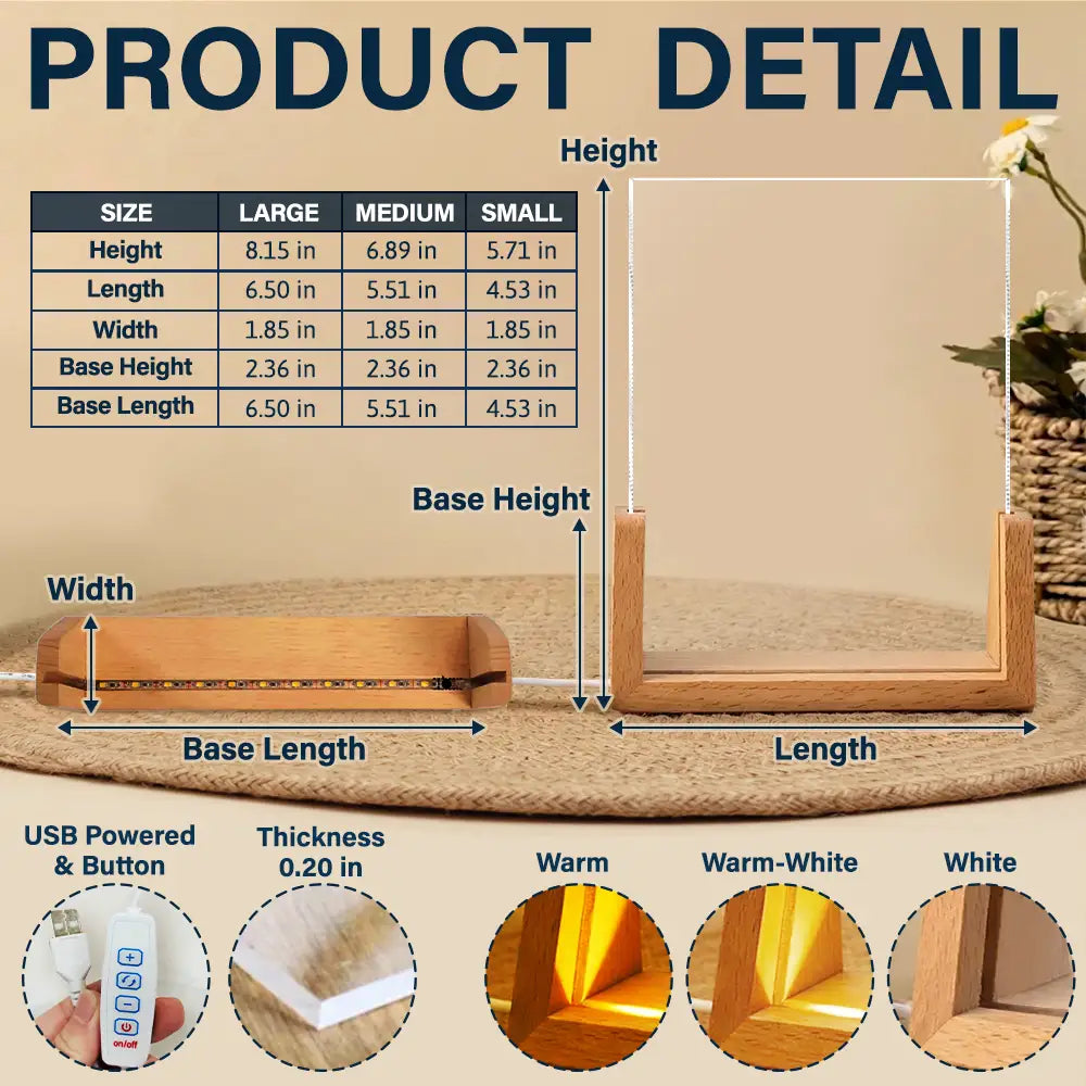 Gift For Couples,Love,Happy - Back Couple Together You And Me We Got This - Personalized Night Light