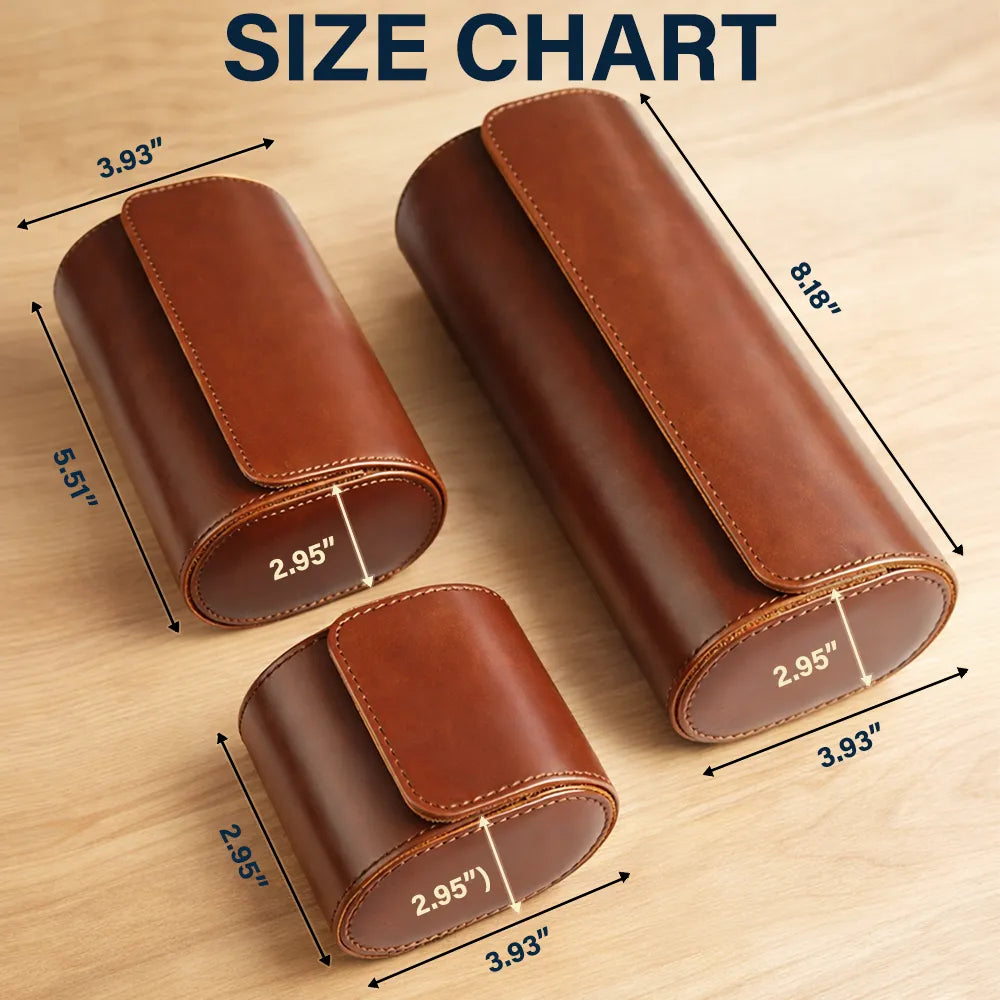 Gift For Son,Dad - Sons,Grandpa - Grandkids,Gift For Grandkids,Gift For Men,Happy,Sentimental - My Son Grandson Forever - Personalized Leather Watch Case