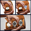 Gift For Brothers,Gift For Bestie,Gift For Men,Love - Brother My Bond With You Will Never End - Personalized Leather Watch Case