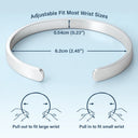 Memorial,Family,Gift For Father,Gift For Mother,Sad,Non-Eng,Icon,Sympathetic - Memorial Your Wings Were Ready - Personalised Bangle Bracelet Cuff