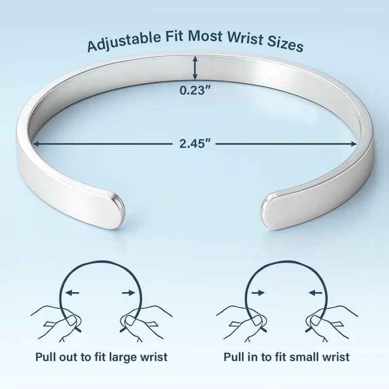 Gift For Bestie, Old Best friends, Love - Birth Flower Grow An Old Friend - Personalized Bangle Bracelet Cuff