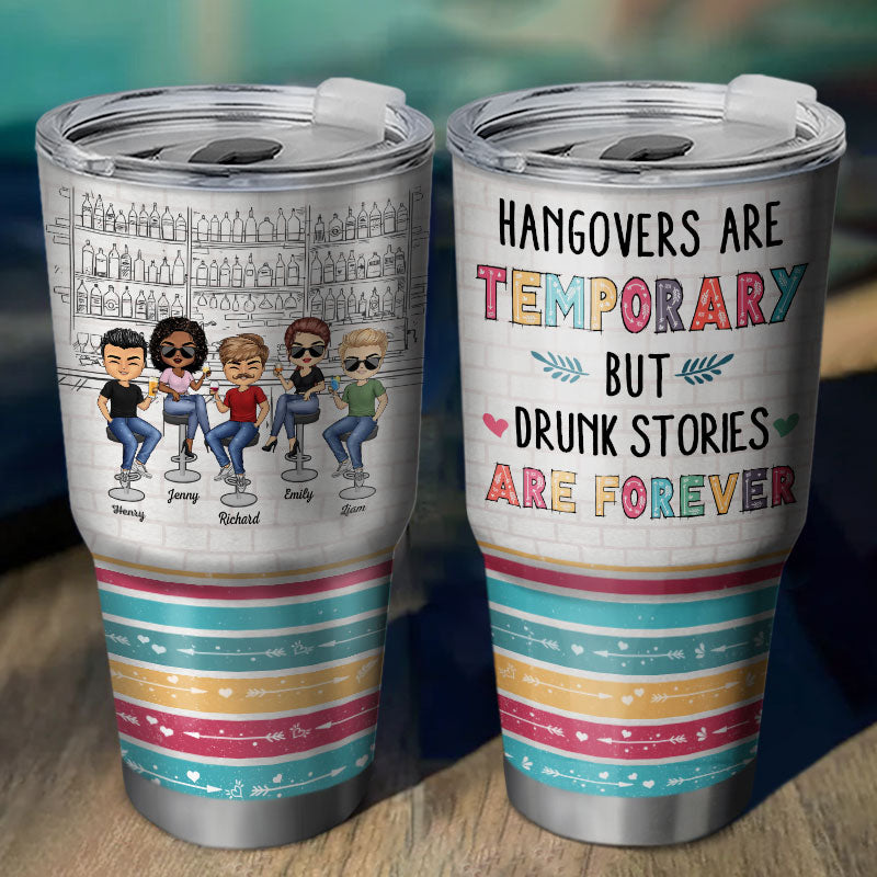 Meilleurs amis, voici une autre année de liens autour de l'alcool blanc - Cadeau Bestie BFF - Verre personnalisé personnalisé de 30 oz