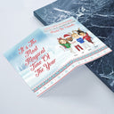 Work Made Us Colleagues - Christmas Gift For Friends And Colleagues - Personalized Custom Folded Greeting Card