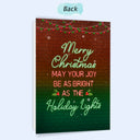 Here's To Another Year Of Bonding Over Alcohol Christmas Best Friends - Christmas Gift For Besties - Personalized Custom Folded Greeting Card