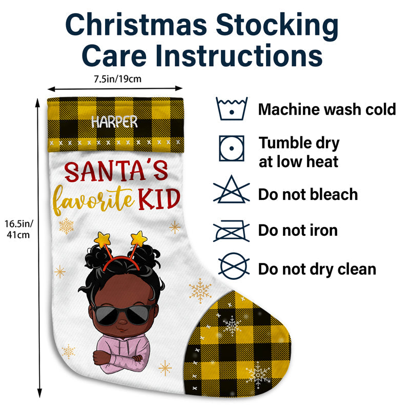 Grandchildren Special Gift From The North Pole - Christmas Gift For Family - Personalized Custom Christmas Stocking