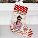Special Delivery If Undeliverable Return To Santa Claus - Christmas Gift For Family - Personalized Custom Christmas Stocking