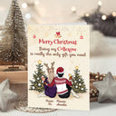 Have A Christmas Filled With Magical Moments Best Friends Sisters And Brothers - Gift For Besties And Siblings - Personalized Custom Folded Greeting Card