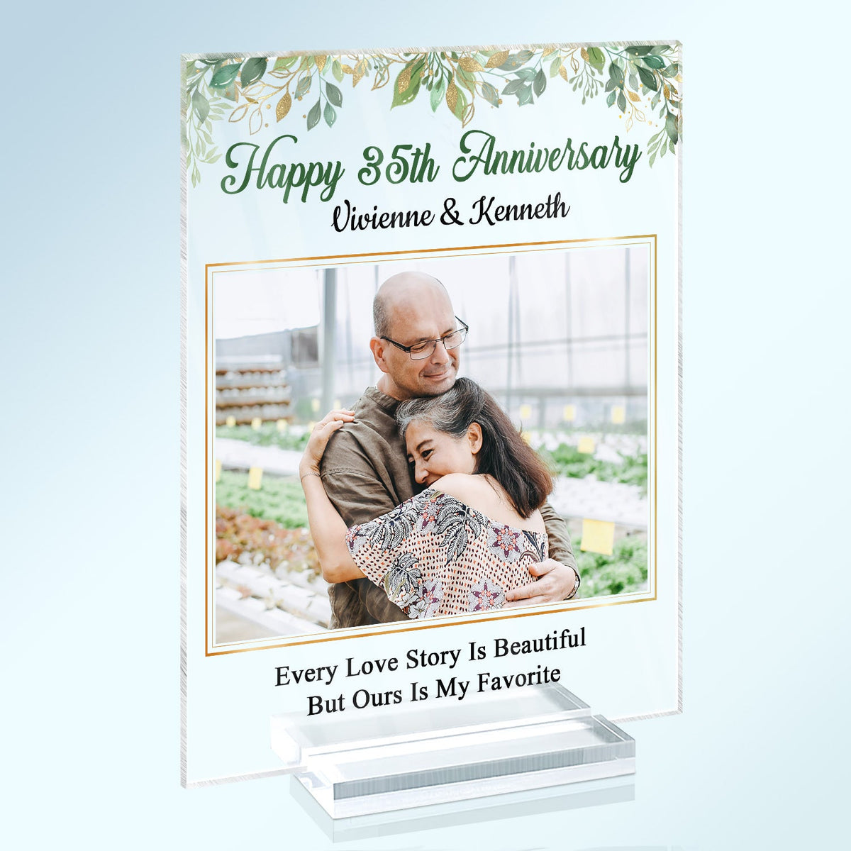 Custom Photo Husband Wife Annoy For The Rest Of My Life - Gift For Couple - Personalized Custom Vertical Rectangle Acrylic Plaque