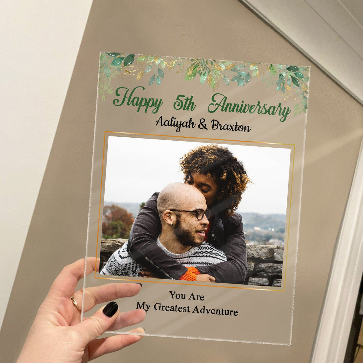 Custom Photo Husband Wife Annoy For The Rest Of My Life - Gift For Couple - Personalized Custom Vertical Rectangle Acrylic Plaque