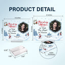 Custom Photo In Loving Memory Those We Love Don't Go Away Christmas - Memorial Gift For Family - Personalized Custom Horizontal Rectangle Acrylic Plaque