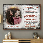Custom Photo When We Get To The End Of Our Lives Together - Gift For Couples - Personalized Custom Poster