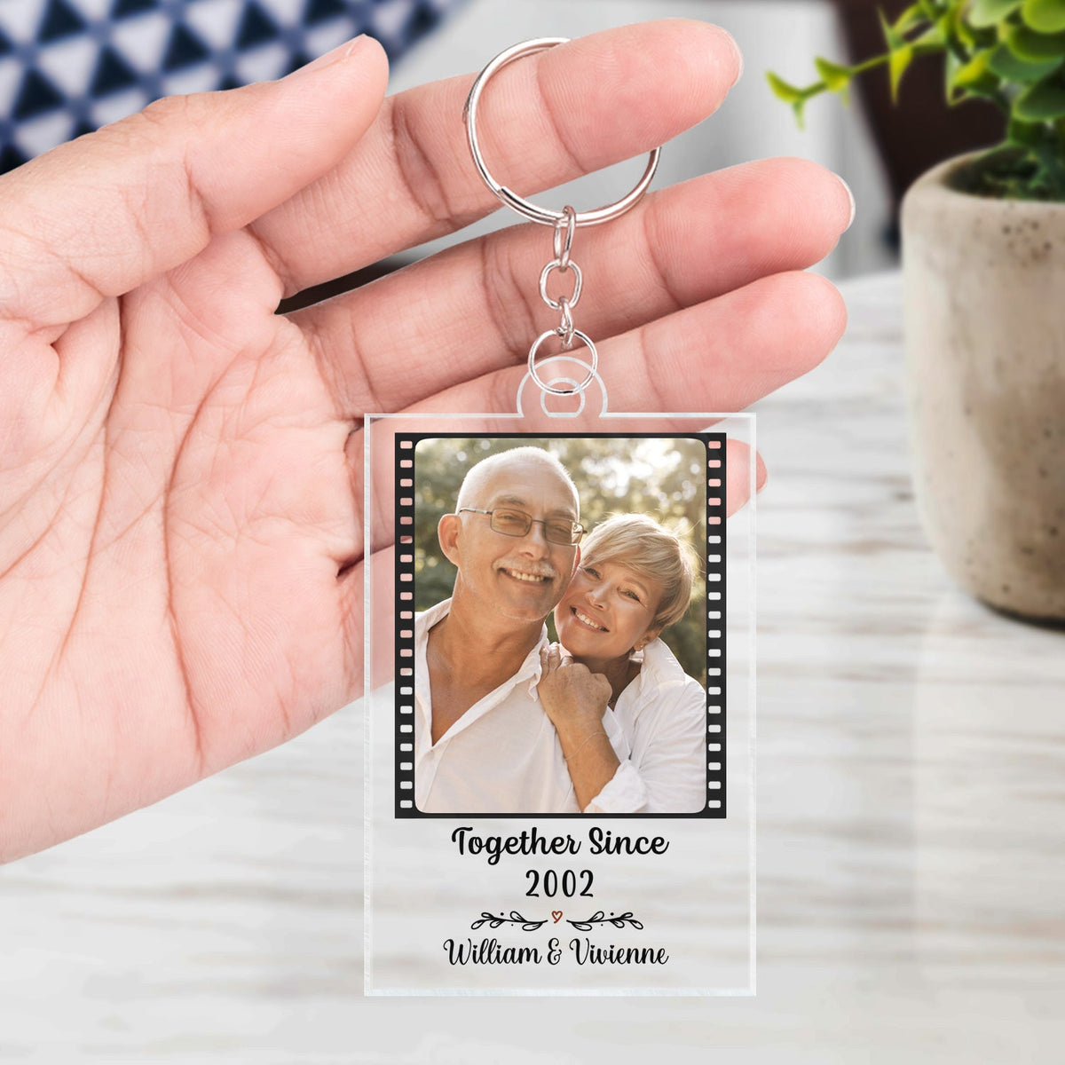 Custom Photo You Are My Greatest Adventure - Gift For Couples - Personalized Custom Rectangle Acrylic Keychain