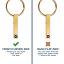 Gift For Couples,Love,Gift For Husband,Gift For Wife,Gift For Boyfriend,Gift For Girlfriend - Custom Photo Happy Couples I Love You - Personalized Photo Projection Keychain