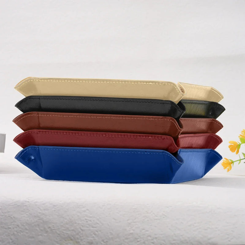 Monogram Name - Personalized Leather Valet Tray