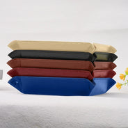 Congrats Husband Think Of Me When You Empty Your Pockets - Personalized Leather Valet Tray