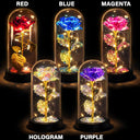 Family,Custom Photo,Gift For Mother,Gift For Father,Mom - Daughters (Adult),Mom - Daughters (Young),Mom - Sons,Mom - Children,Love - Custom Photo Pencil Sketch Art The Love Between Mother & Daughter Is Forever - Personalized Everlasting Rose Dome Lamp