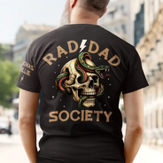 Gift For Father,Gift For Grandpa,Non-Eng,Icon,Proud - Rad Dad Society - Personalized T Shirt