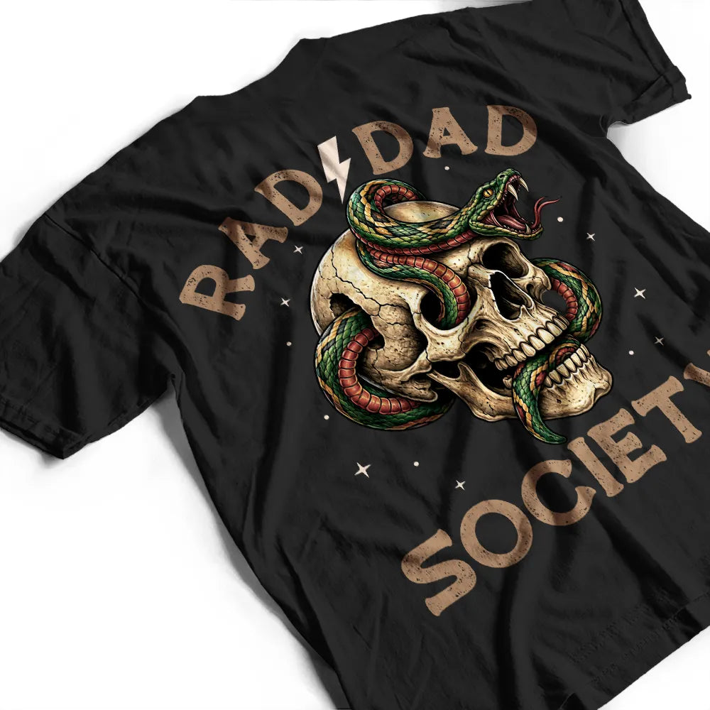 Gift For Father,Gift For Grandpa,Non-Eng,Icon,Proud - Rad Dad Society - Personalized T Shirt