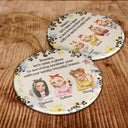 Gift For Bestie,Funny,Christmas - Raise A Glass To Surviving - Personalized Circle Ceramic Ornament