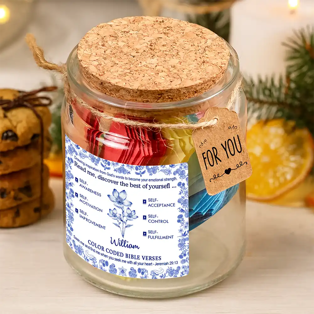 Love,Gift For Yourself,Christian - Read Me Discorver The Best Of - Personalized Bible Verse Jar