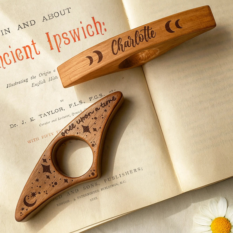 Reading,Gift For Yourself,Gift For Women,Happy - Read Under The Star - Personalized Book Page Holder