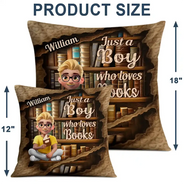 Reading,Gift For Yourself,Gift For Women,Happy - Reading Ripping Effect Girl This Is My Reading Pillow - Personalized Pillow