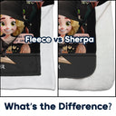 Halloween, Reading, Gift For Yourself, Gift For Women, Happy - Reading Book Witch Blanket - Personalized Fleece Blanket, Sherpa Blanket