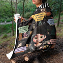 Halloween, Reading, Gift For Yourself, Gift For Women, Happy - Reading Book Witch Blanket - Personalized Fleece Blanket, Sherpa Blanket