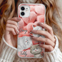 Pet Lovers,Pet Mom,Pet Dad,Dog Lovers,Dog Mom,Dog Dad,Cat Lovers,Cat Mom,Cat Dad,Gift For Women,Gift For Men,Top Market - Realistic 3D Furry Effect Pet Mom Pet Dad - Personalized Clear Phone Case