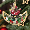 Christmas,Gift For Bestie,Happy - Reasons You Are My Besties - Personalized 3-Layered Acrylic Shaker Ornament