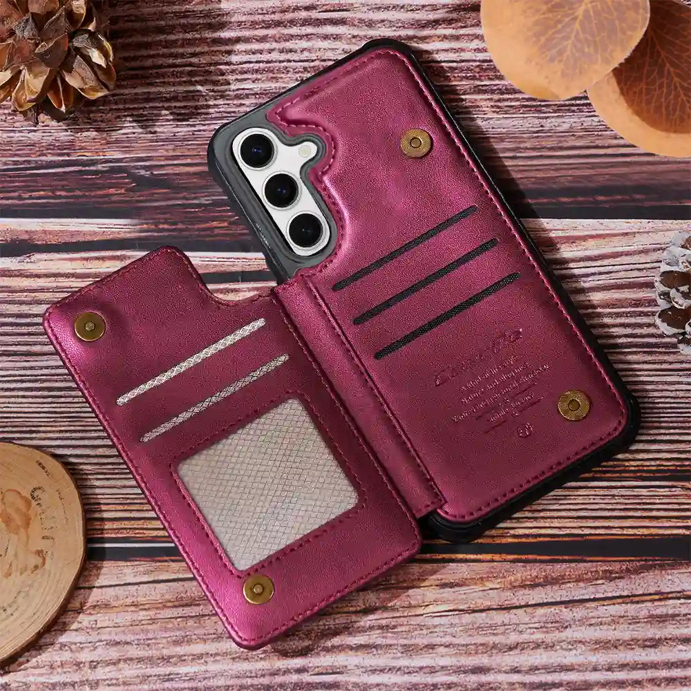 I'm A Cat Person - Personalized Leather Flip Wallet Phone Case