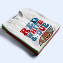 Pregnant Mom,Expecting Dad,Happy,Independence Day - Red White And Due New Mom Dad - Personalized T Shirt