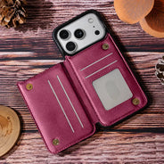 Gift For Yourself, Gift For Women, Gift For Men, Travel, Happy - And So The Adventure Begins - Personalized Leather Flip Wallet Phone Case