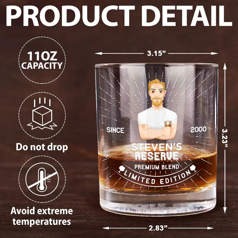 Reserve Limited Edition - Personalized Whiskey Glass