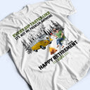 Retirement, Camping, Gift For Yourself, Campsite, Happy - Retirement Camping Every Sip Taste Like - Personalized T Shirt