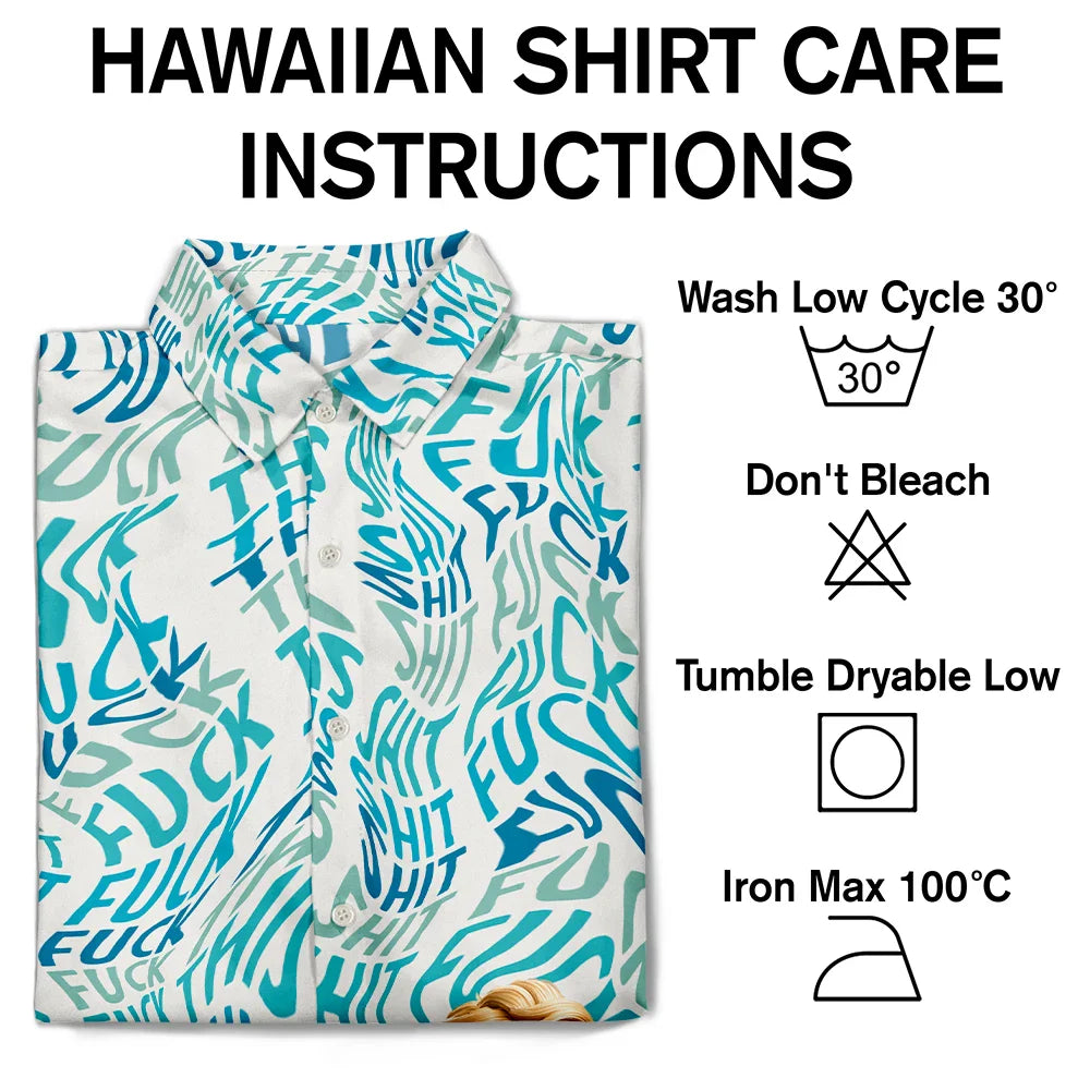 Retirement, Summer, Funny - Retirement Funny Swearing Words - Personalized Hawaiian Shirt