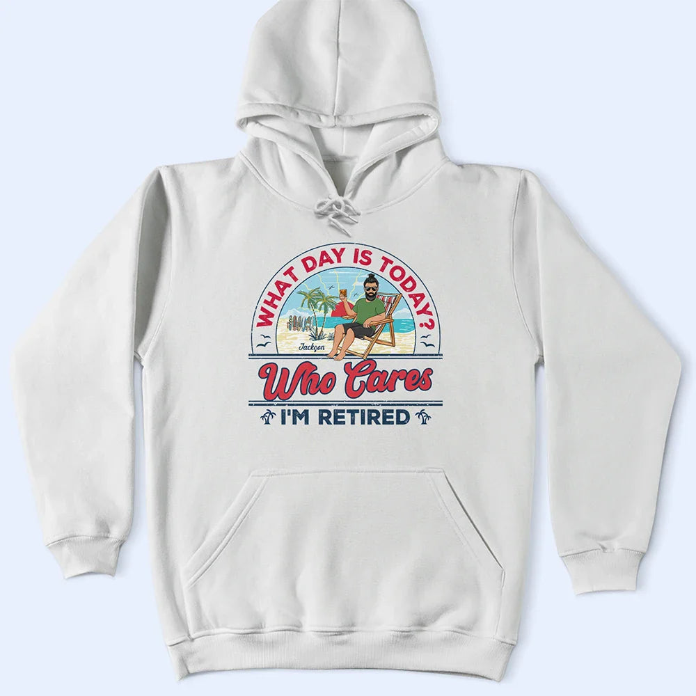 Gift For Yourself,Gift For Women,Gift For Men,Retirement,Beach - Retro Beach The Legend Has Retired - Personalized T Shirt
