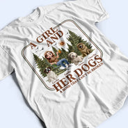 Dog Lovers, Dog Mom, Dog Dad, Camping, Happy - Retro Camping A Bond That Can't Be Broken - Personalized T Shirt