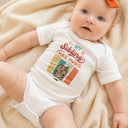 Top Market,New Baby,Playful,Pet Lovers,Vector - Retro Dogs Cats Siblings Have Paws - Personalized Baby Onesie