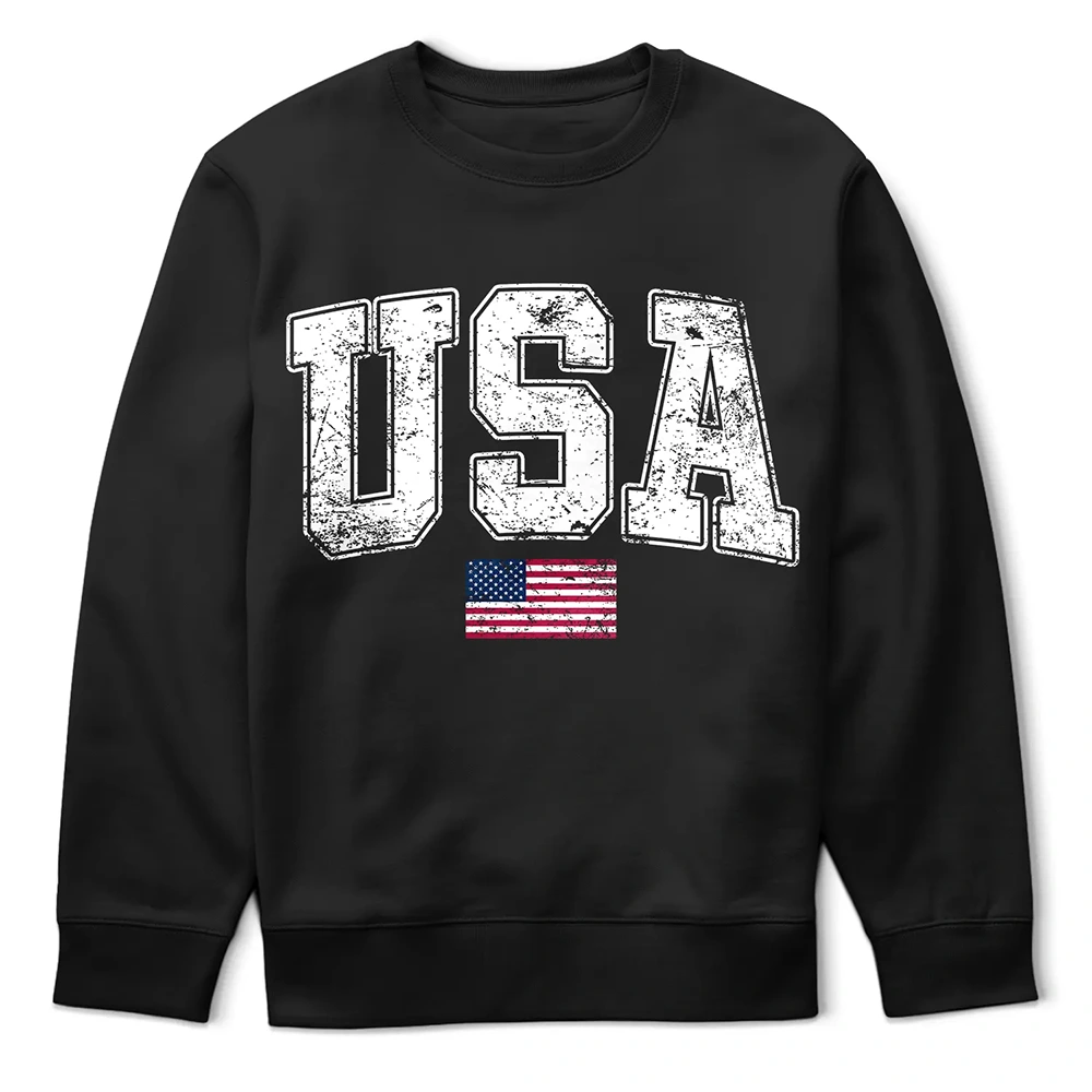 Retro USA Flag - T Shirt
