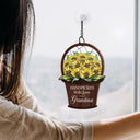 Wander Prints Gift For Grandma - Handpicked With Love Window Hanging Suncatcher Ornament - Mother’s Day, Birthday Gift AZCS