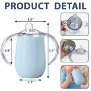 Adorable, Gift For Kids, Vector - Adorable Kid & Birth Month Flower - Personalized Sippy Cup