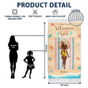 Gift For Yourself, Gift For Women, Summer, Travel, Happy - Salty Lil Beach Summer Vacation - Personalized Turkish Beach Towel