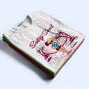 Gift For Women, Gift For Yourself, Summer, Beach, Happy - Salty Soul Summer Girl - Personalized T Shirt